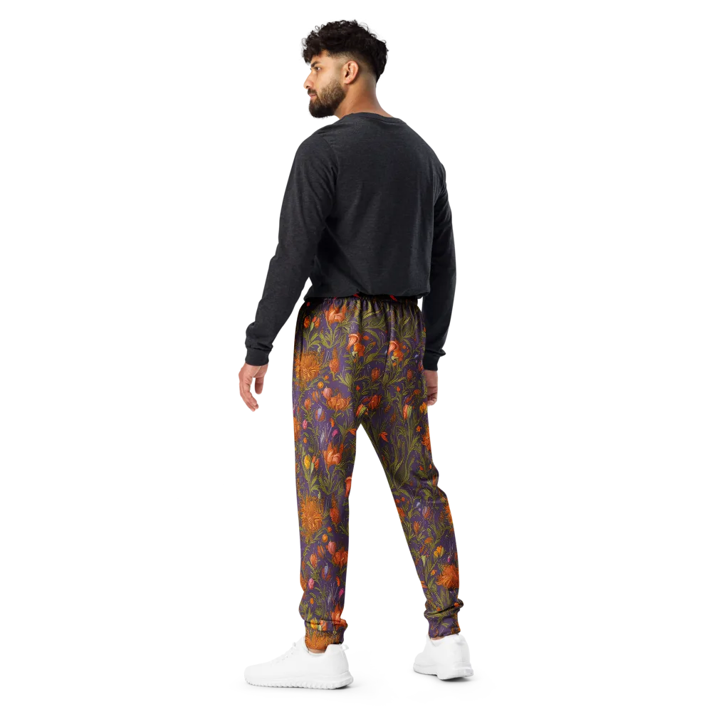 Botanical Nebula on Men's Joggers — Back