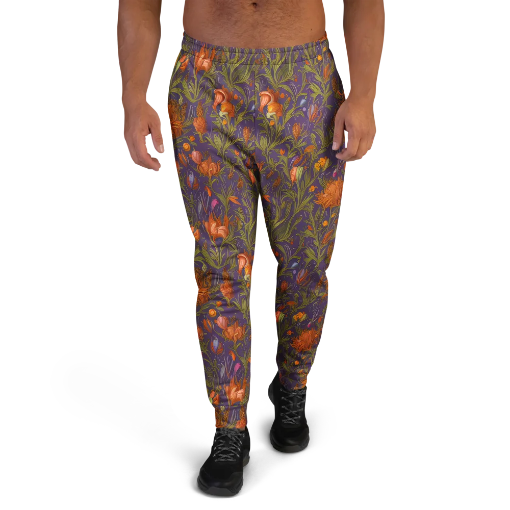 Botanical Nebula on Men's Joggers — Front