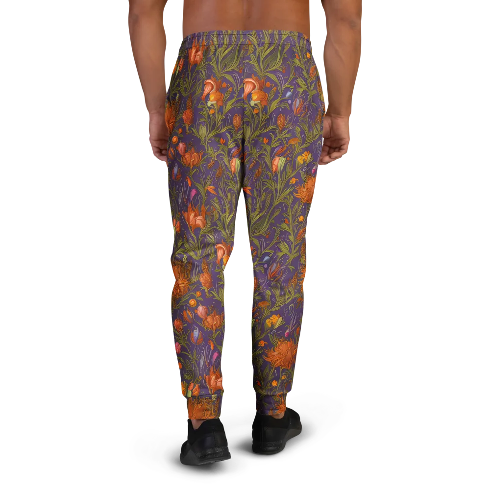 Botanical Nebula on Men's Joggers — Back
