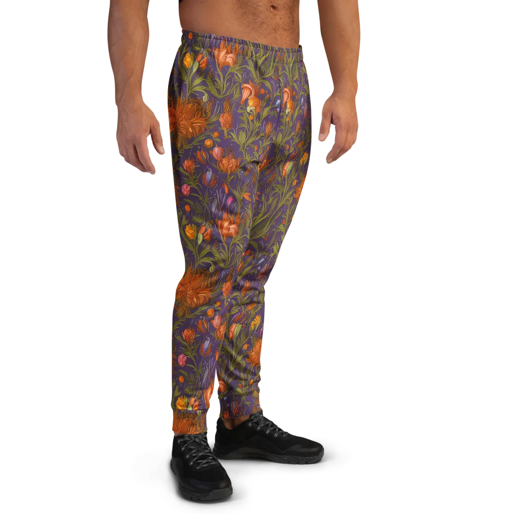 Botanical Nebula on Men's Joggers — Right