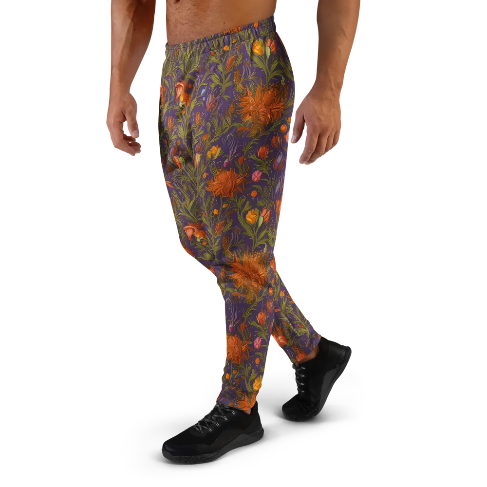 Botanical Nebula on Men's Joggers — Left