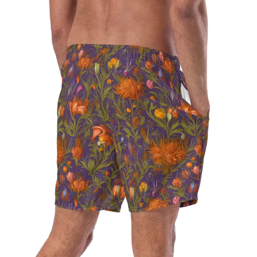 Botanical Nebula on a Swim Trunks