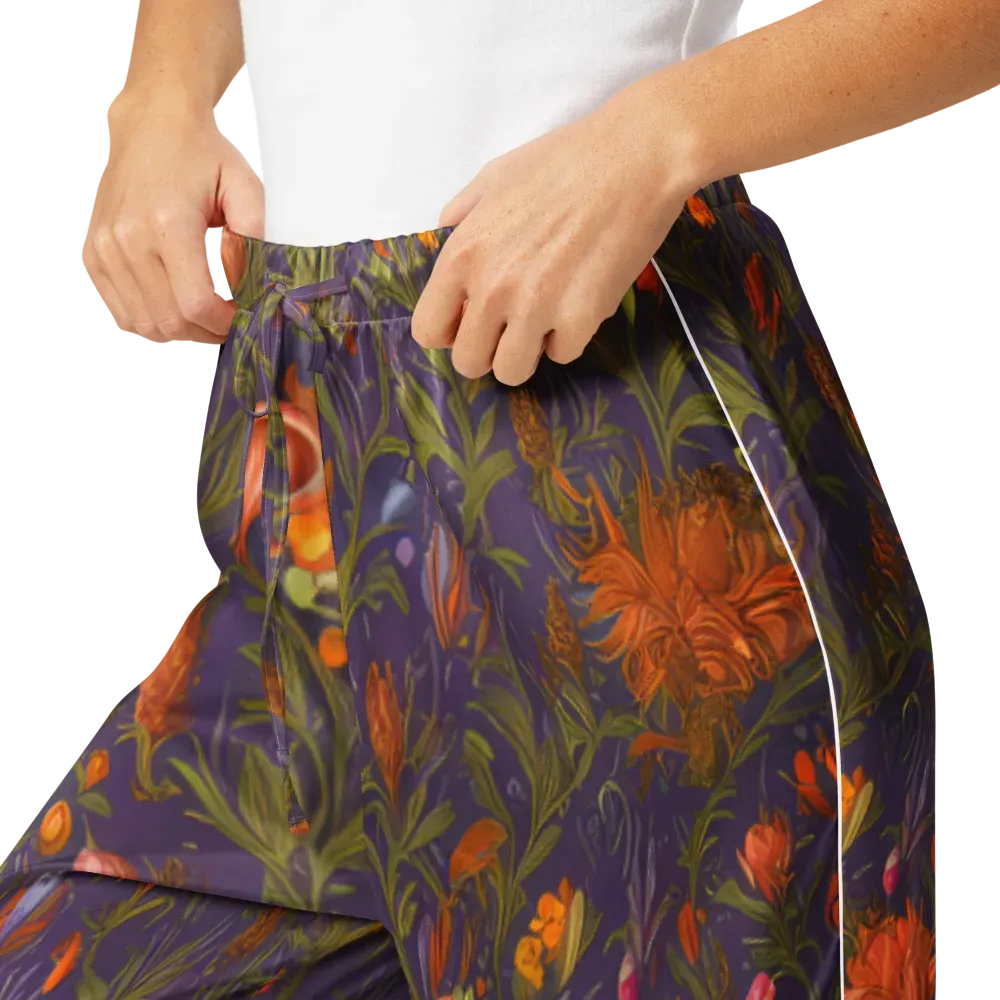 Botanical Nebula on Women's Pajama Pants — Product details