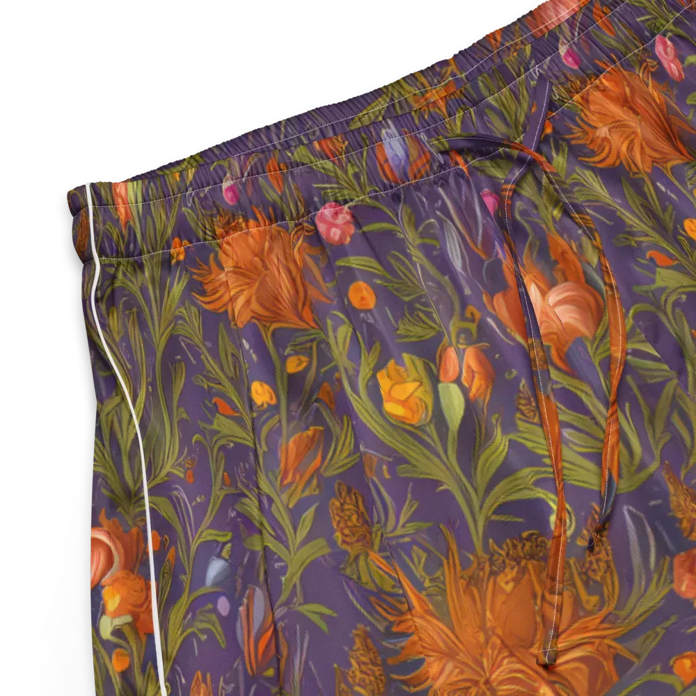 Botanical Nebula on Women's Pajama Shorts — Product details