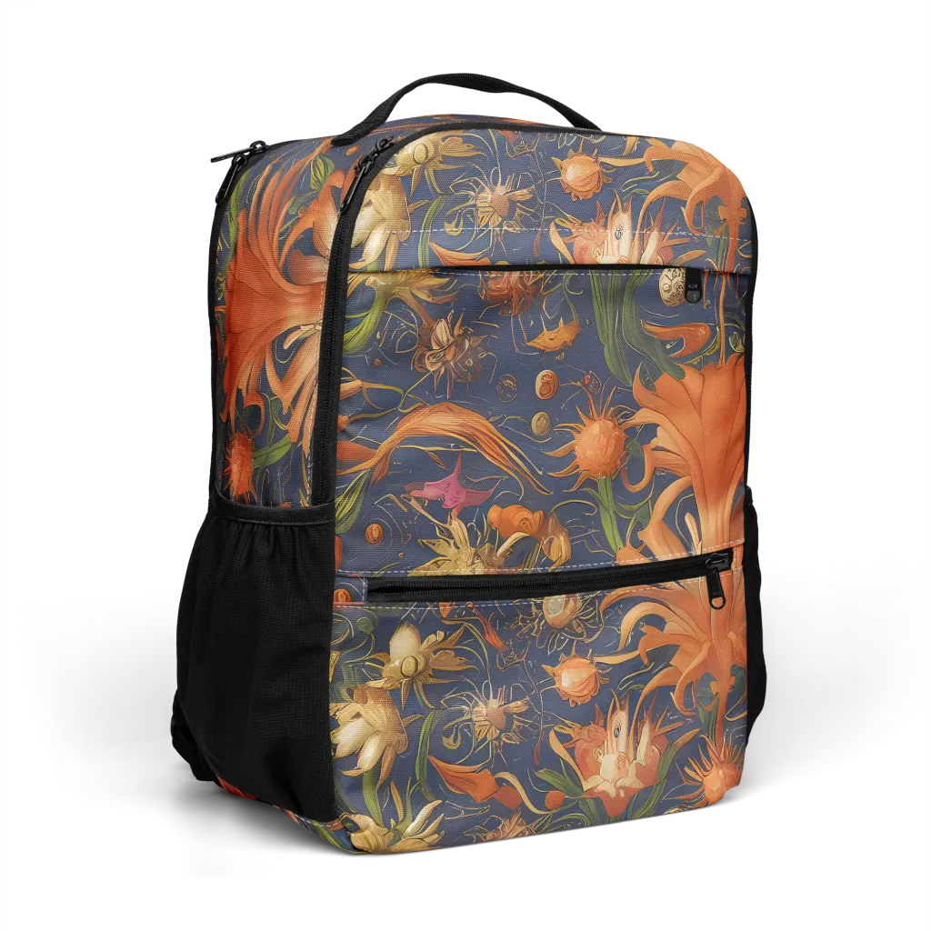 Stellar Blooms on Utility Backpack — Right Front
