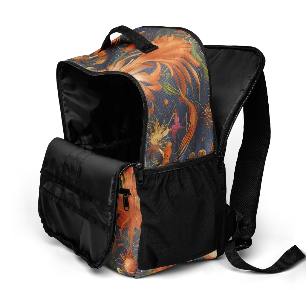 Stellar Blooms on Utility Backpack — Product details 2