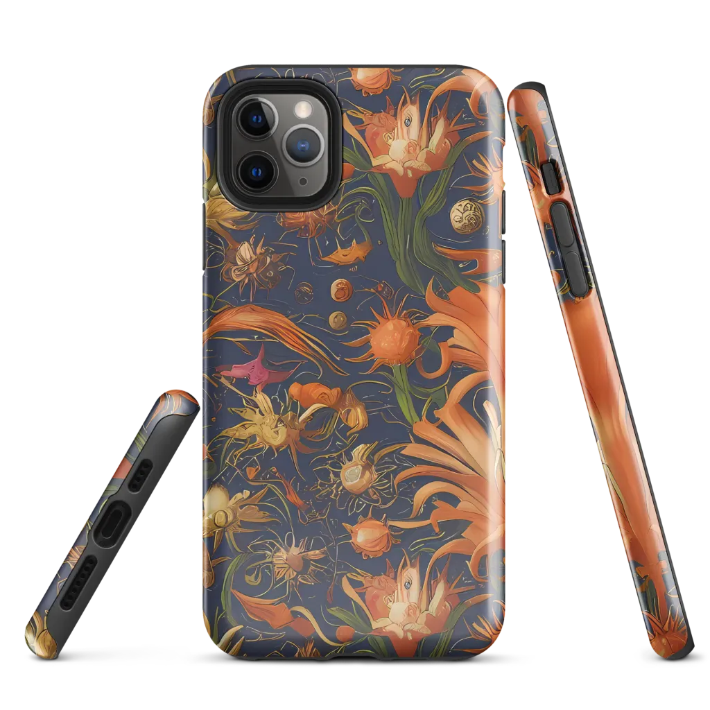 Stellar Blooms on Tough Case for iPhone® — Front