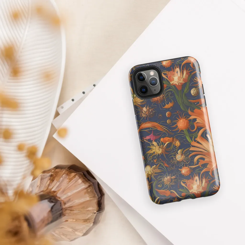 Stellar Blooms on Tough Case for iPhone® — Front