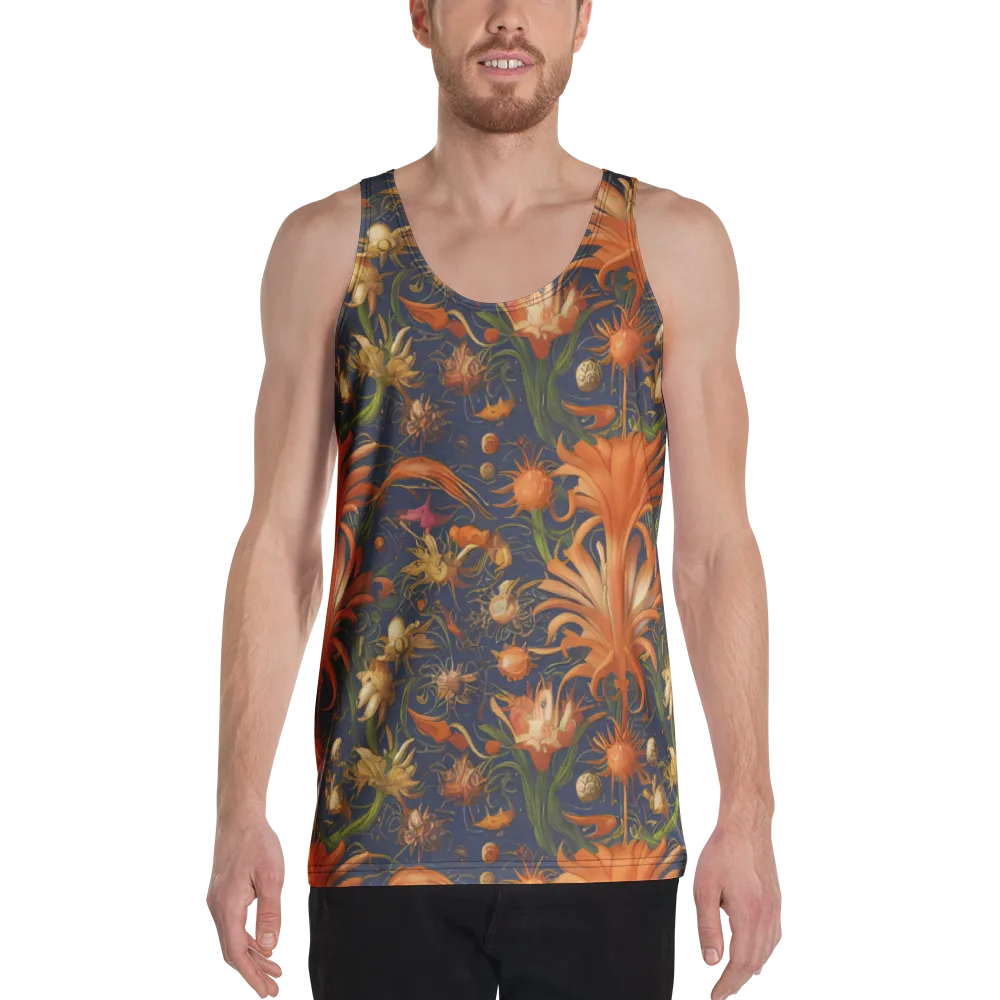 Stellar Blooms on Men's Tank Top — Front