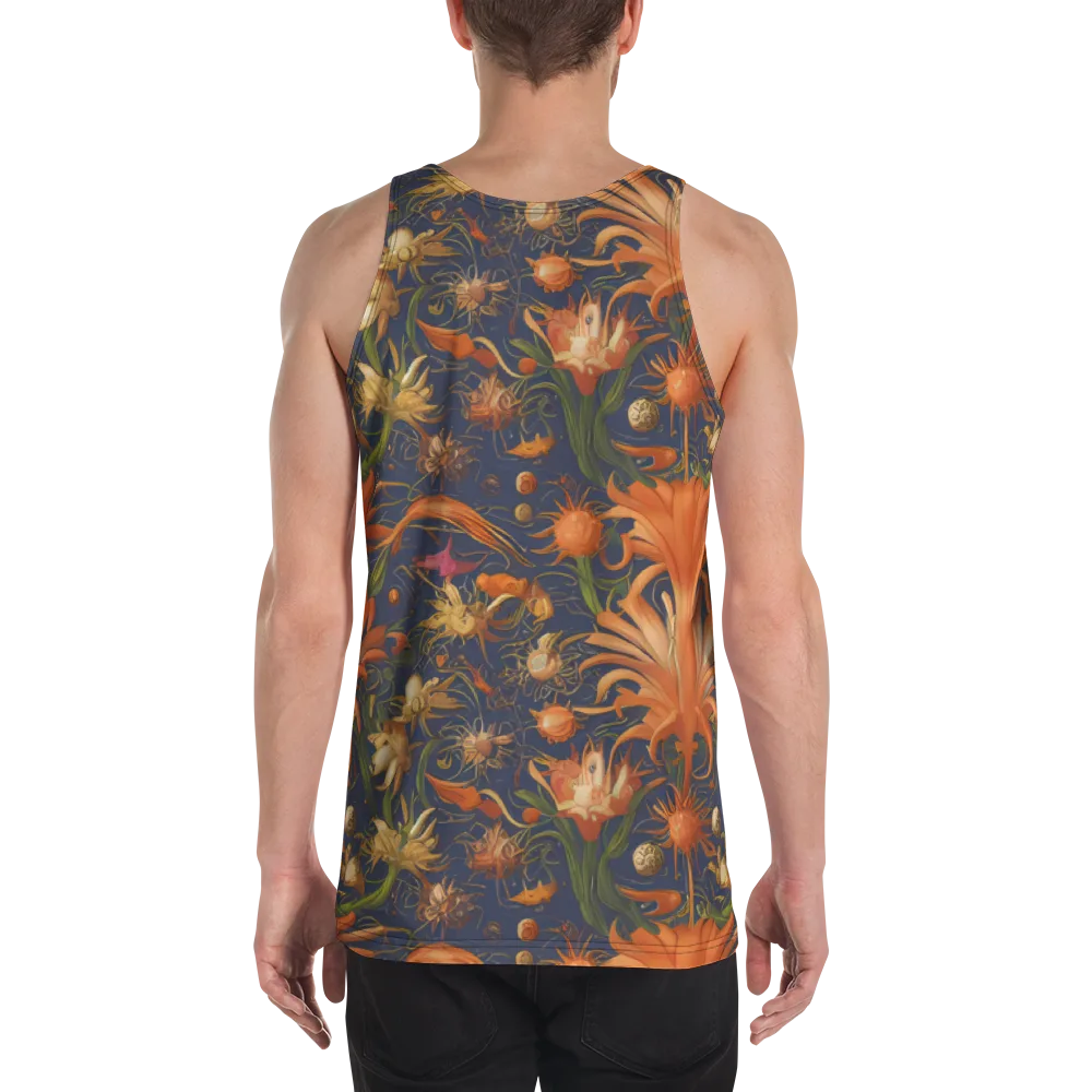 Stellar Blooms on Men's Tank Top — Back