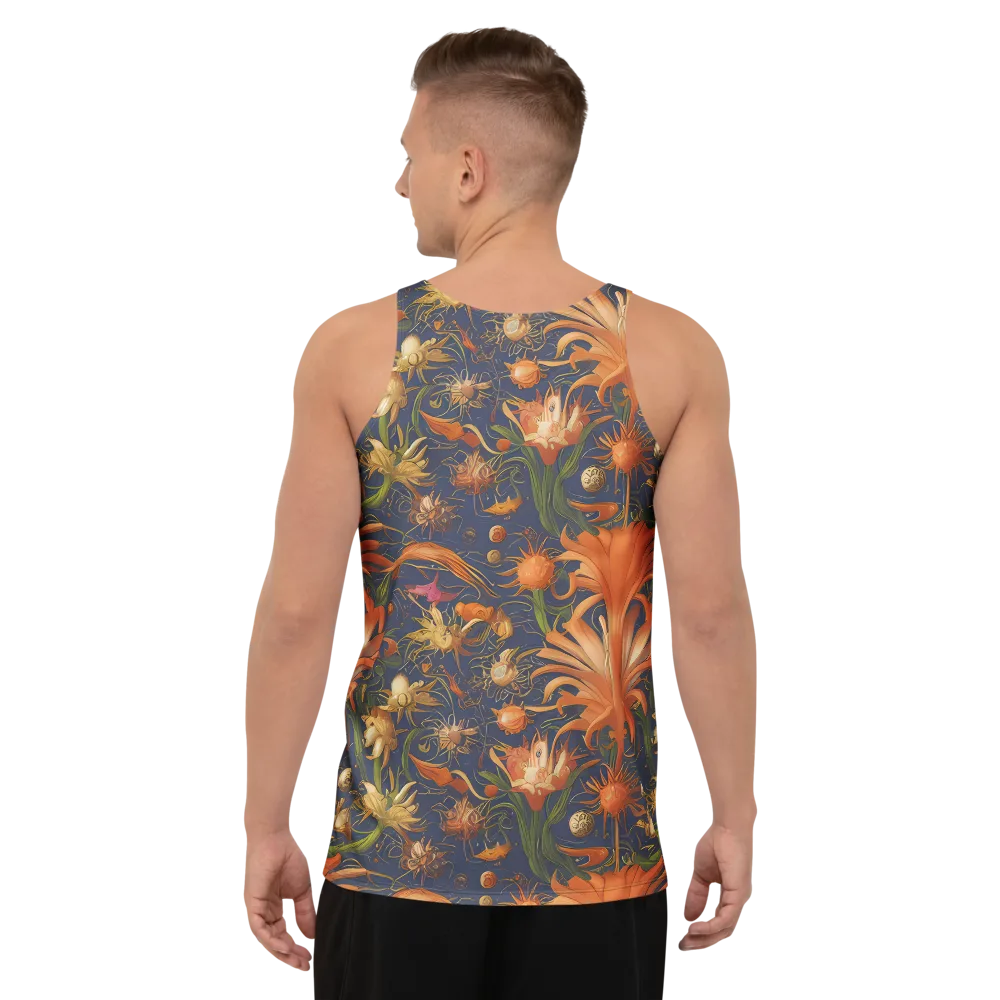 Stellar Blooms on Men's Tank Top — Back