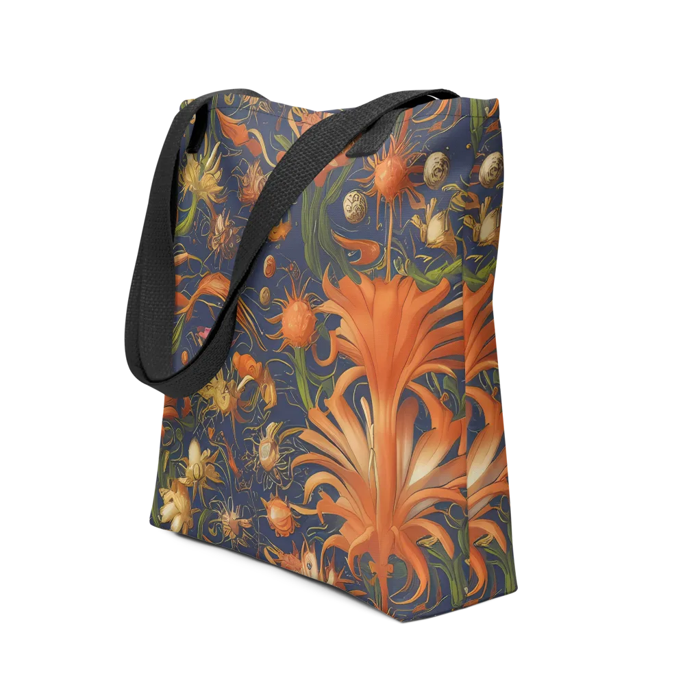 Stellar Blooms on Tote Bag — Front