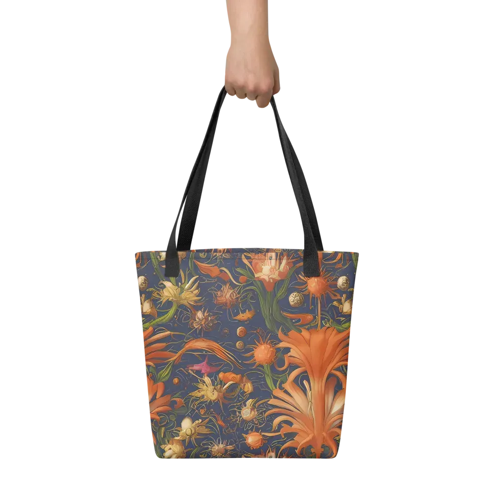 Stellar Blooms on Tote Bag — Front