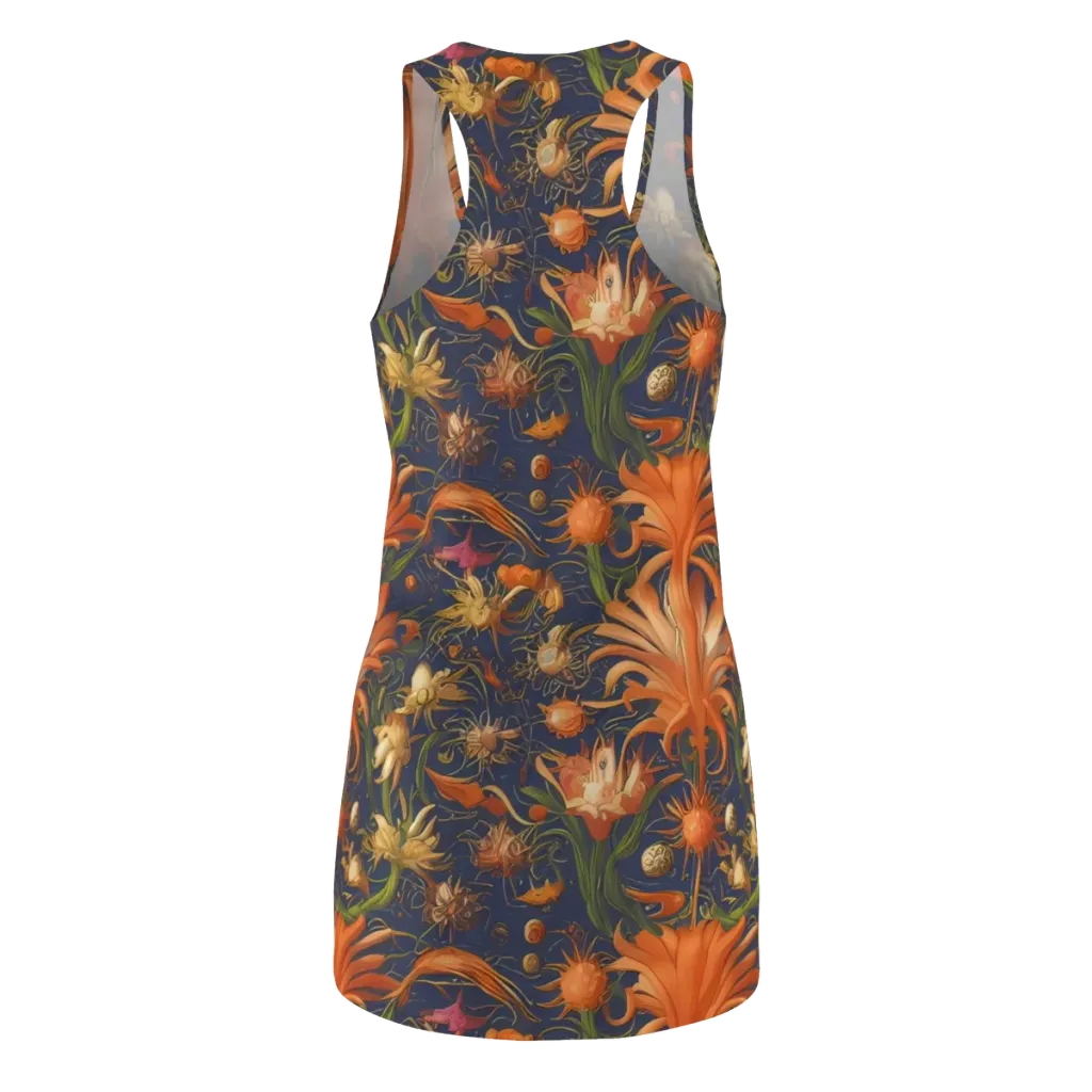 Stellar Blooms on Racerback Dress — Back