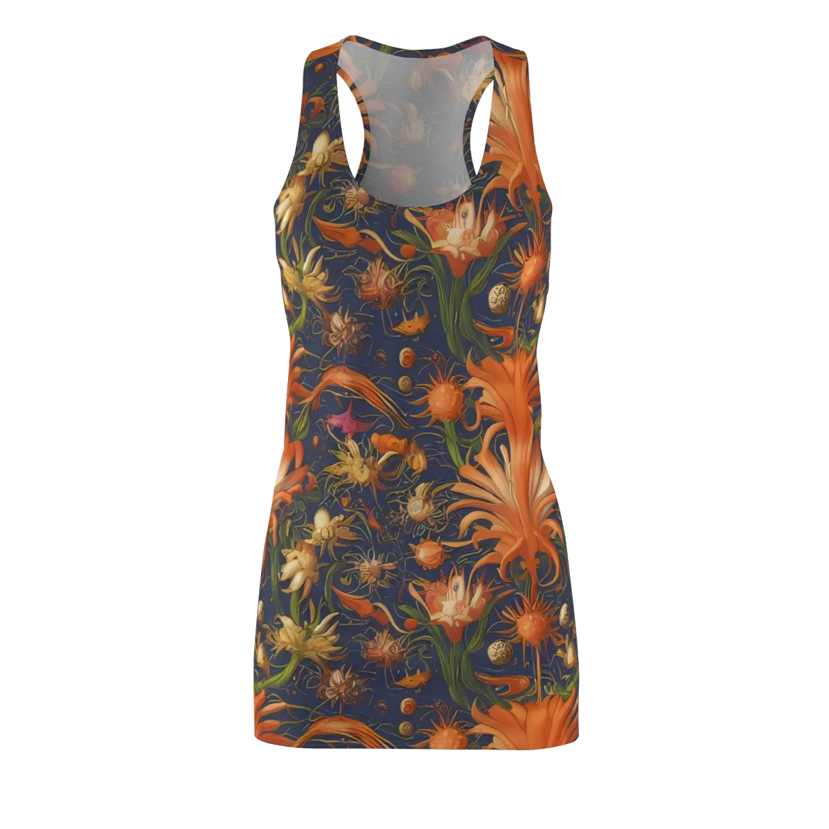 Stellar Blooms on Racerback Dress — Front