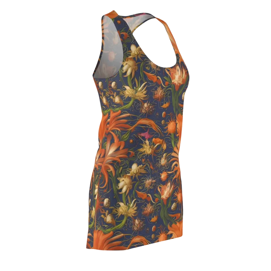 Stellar Blooms on Racerback Dress — Front Side