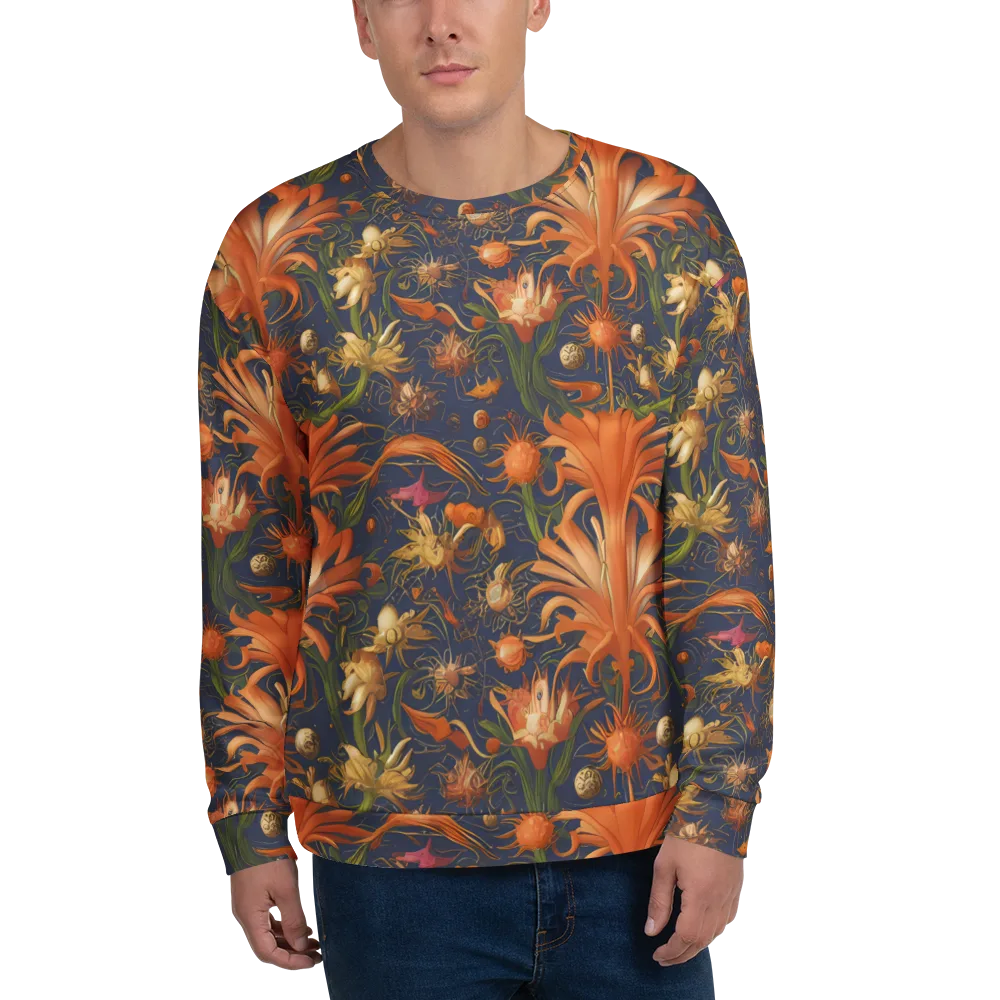 Stellar Blooms on Sweatshirt — Front