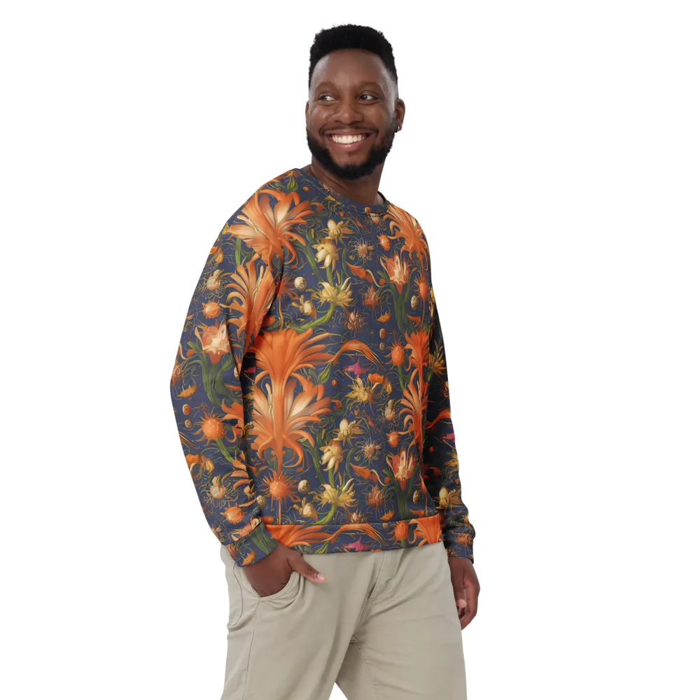 Stellar Blooms on Sweatshirt — Front