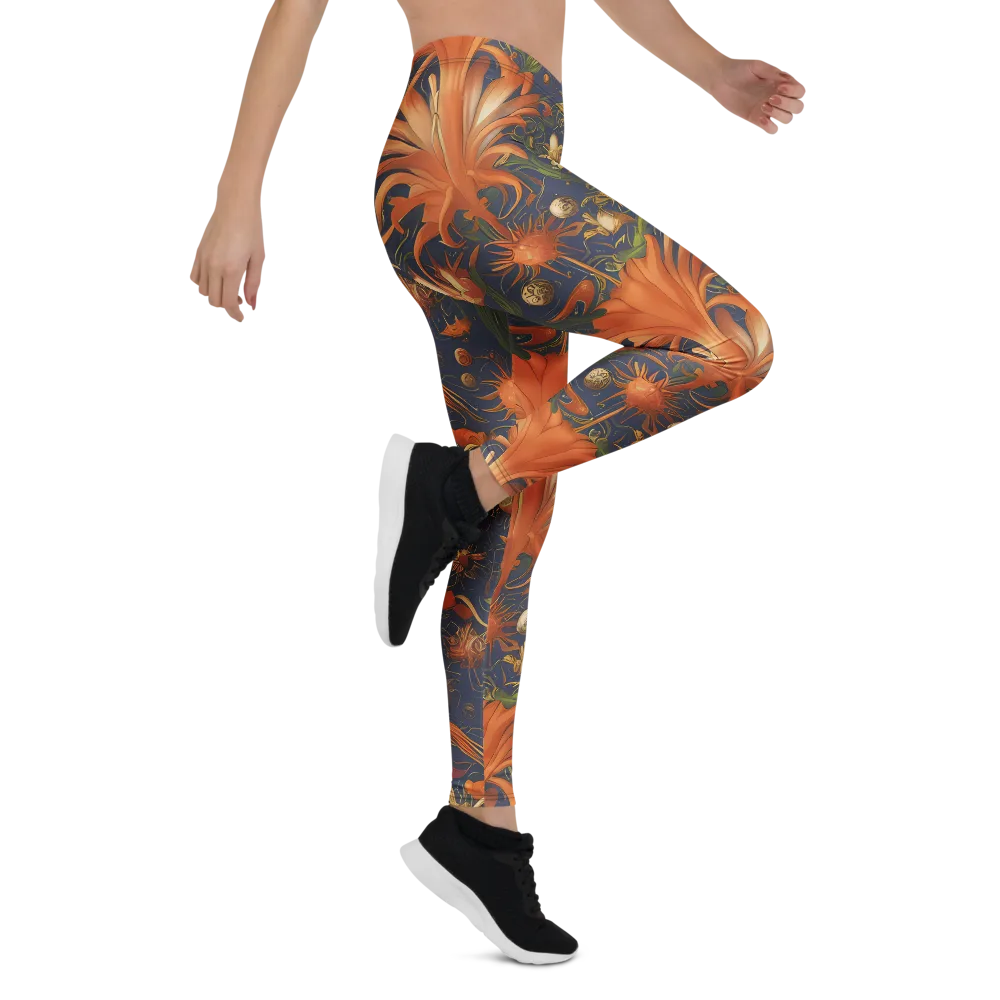 Stellar Blooms on Leggings — Right