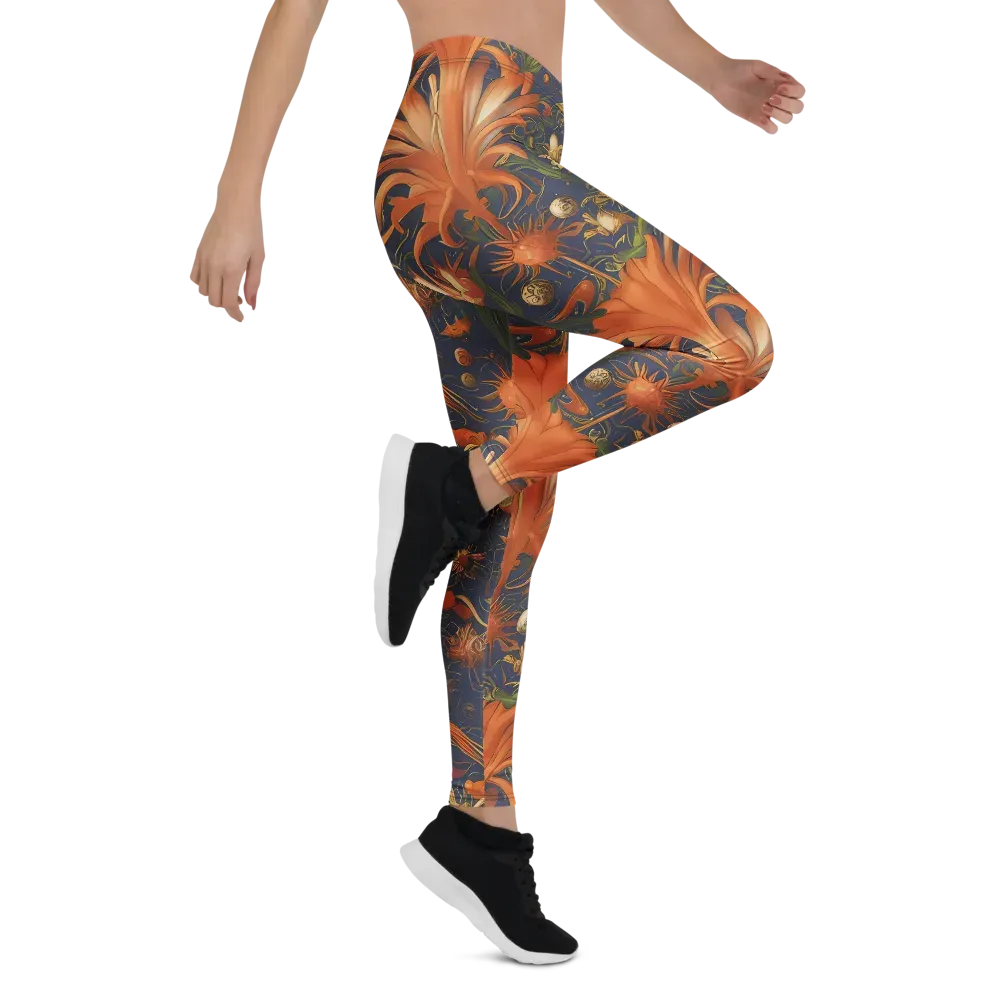 Stellar Blooms on Leggings — Right