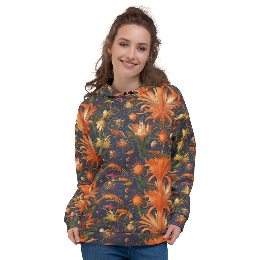 Stellar Blooms on Hoodie — Front