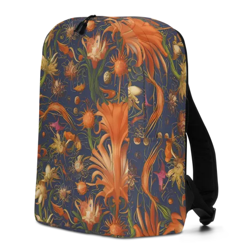 Stellar Blooms on a Minimalist Backpack