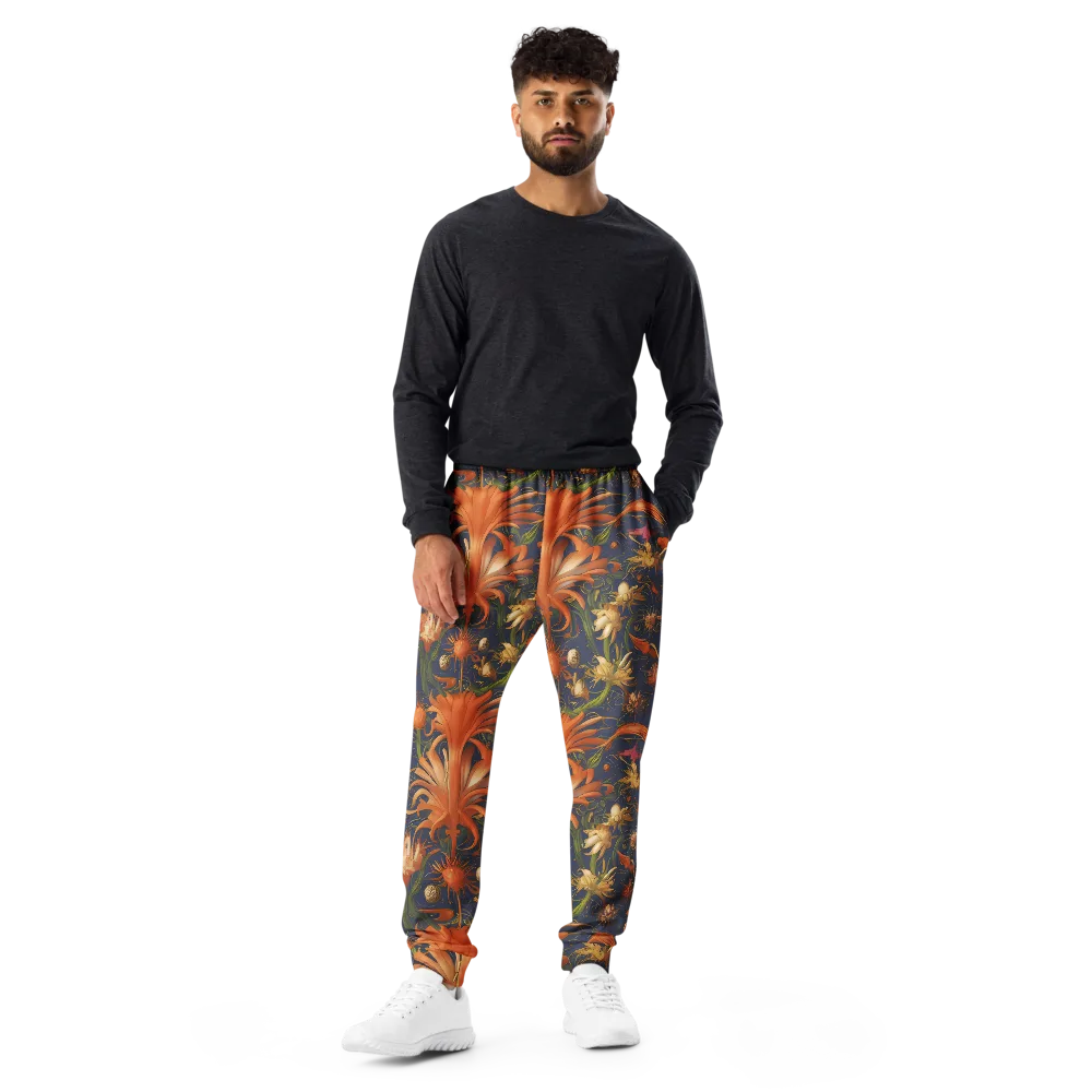 Stellar Blooms on Men's Joggers — Front