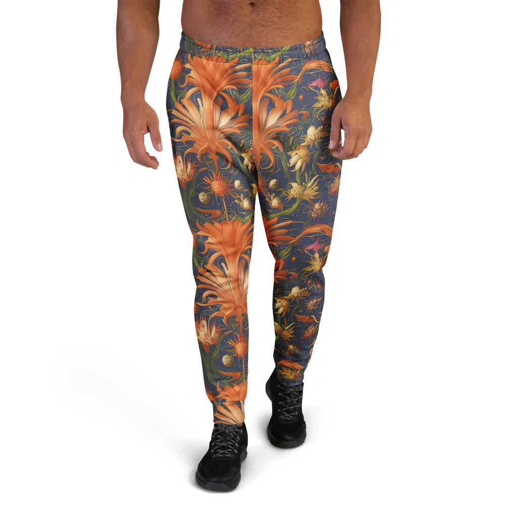 Stellar Blooms on Men's Joggers — Front