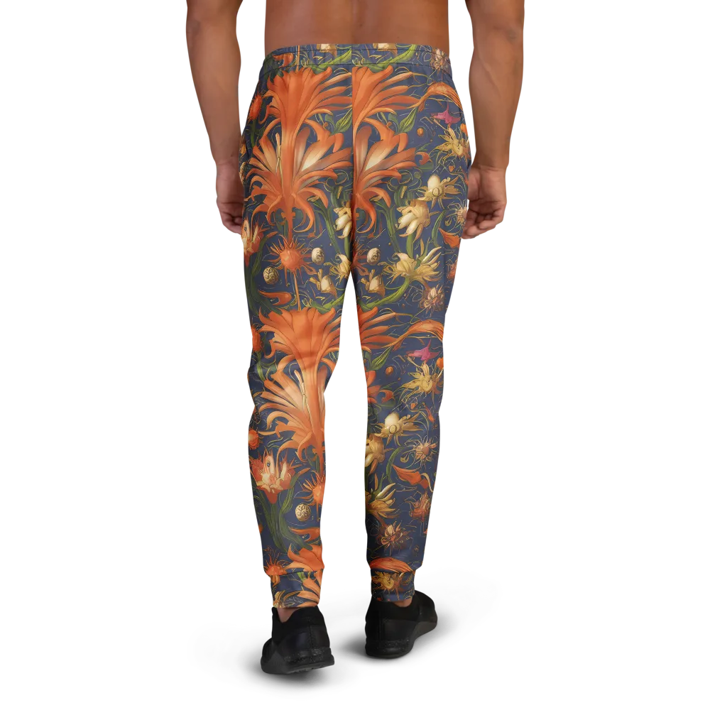 Stellar Blooms on Men's Joggers — Back
