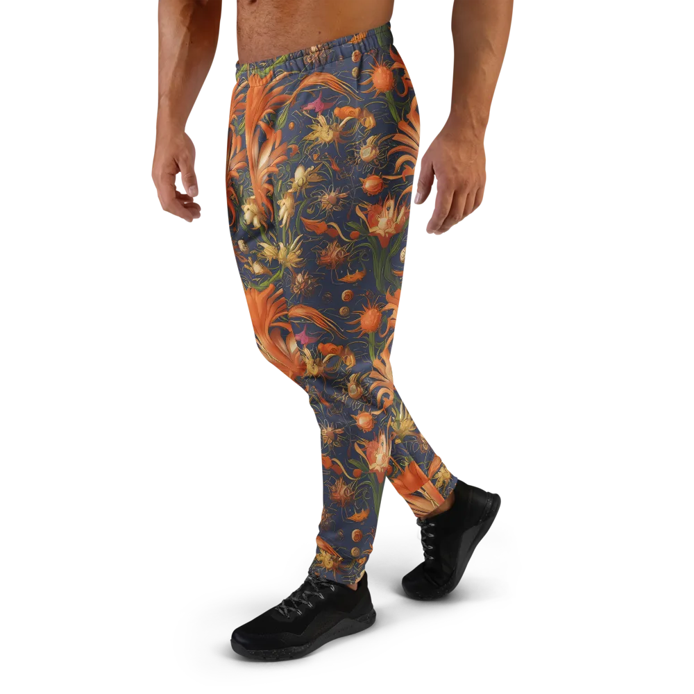 Stellar Blooms on Men's Joggers — Left