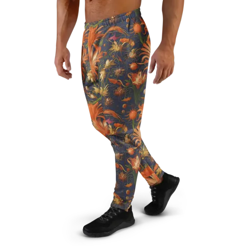 Stellar Blooms on a Men's Joggers
