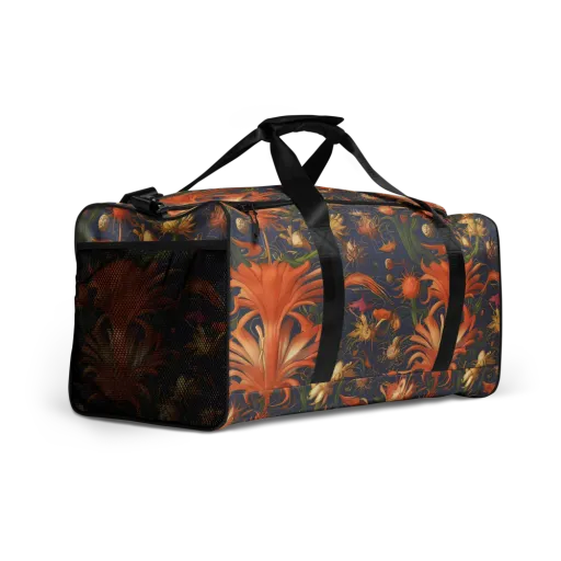 Stellar Blooms on a Duffle Bag