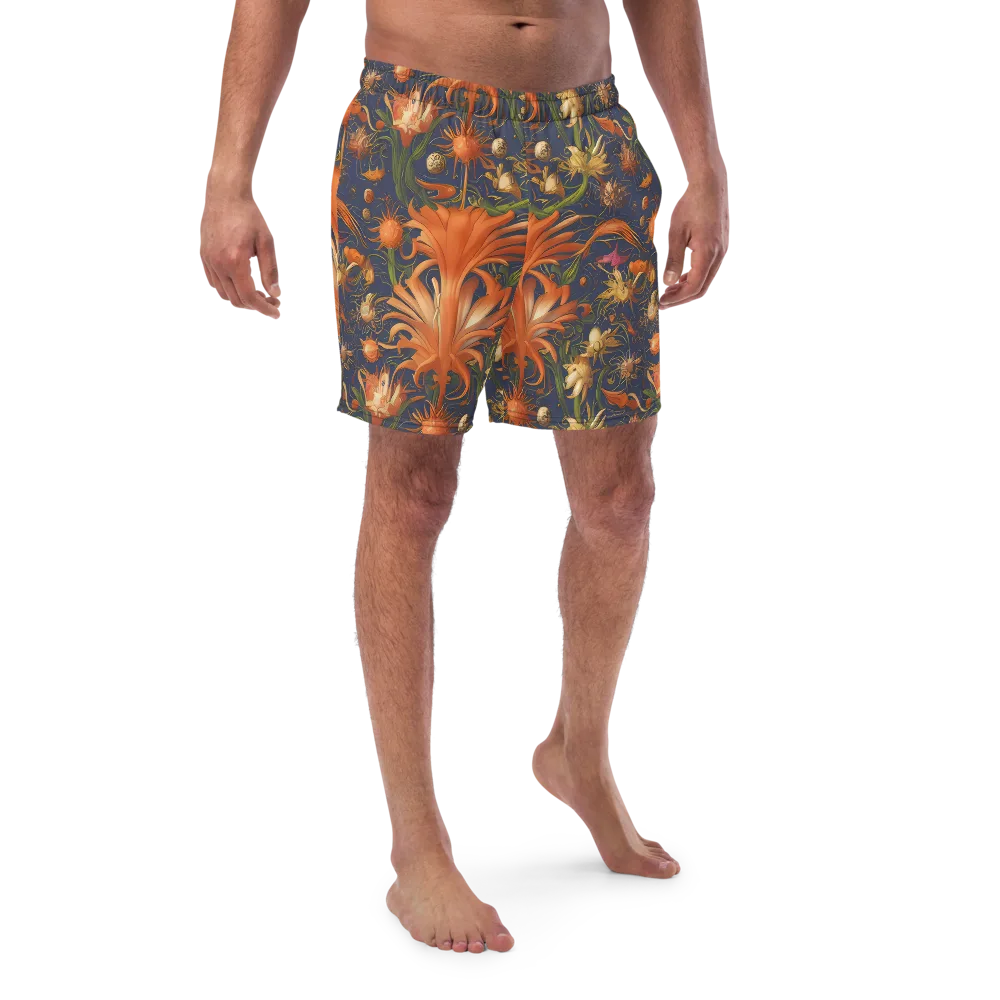Stellar Blooms on Swim Trunks — Front