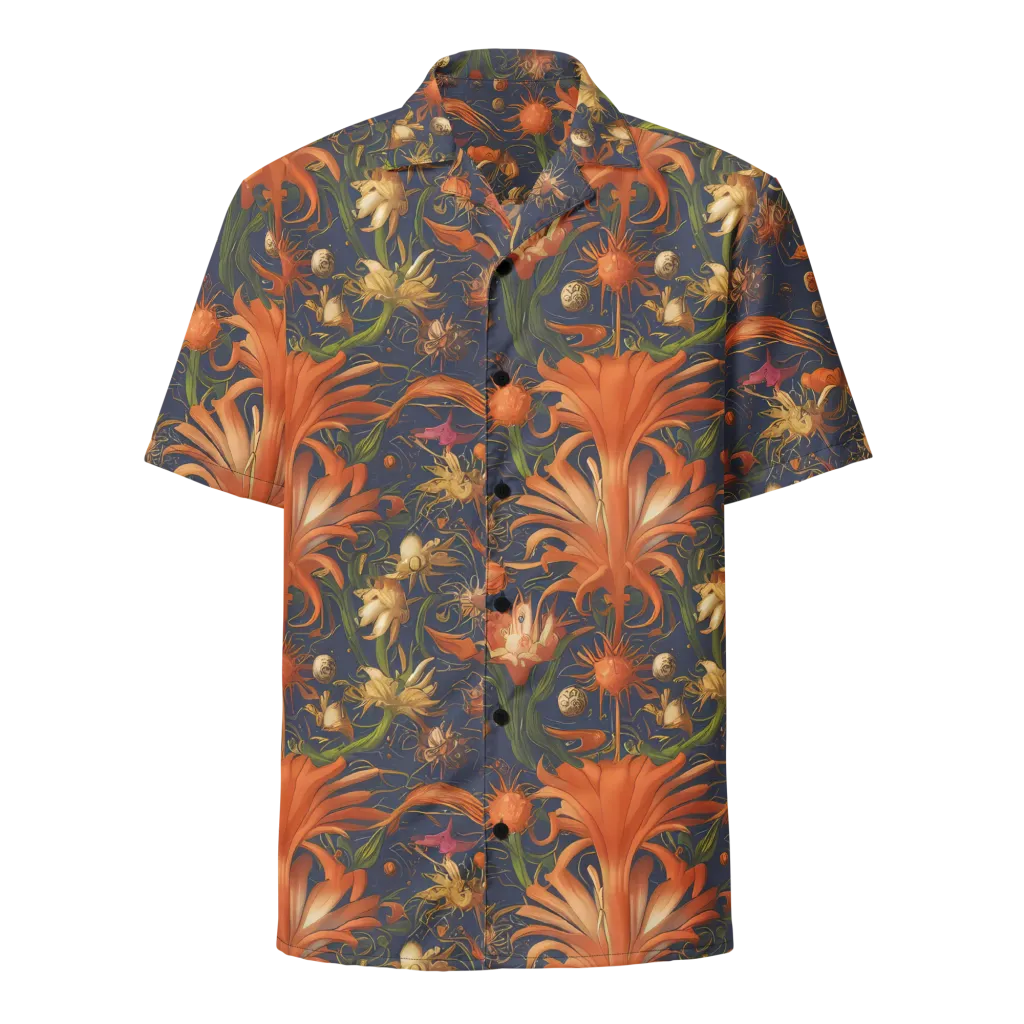 Stellar Blooms on Button Shirt — Front