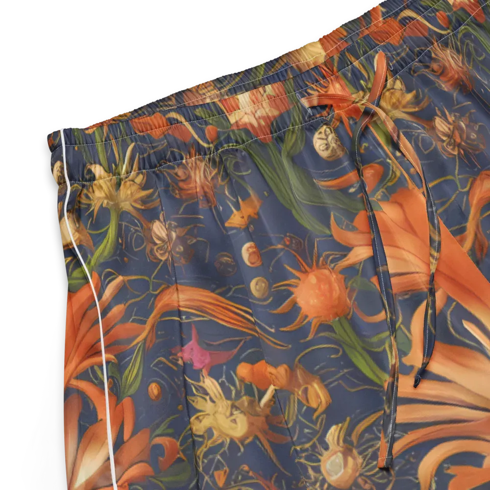 Stellar Blooms on Women's Pajama Shorts — Product details
