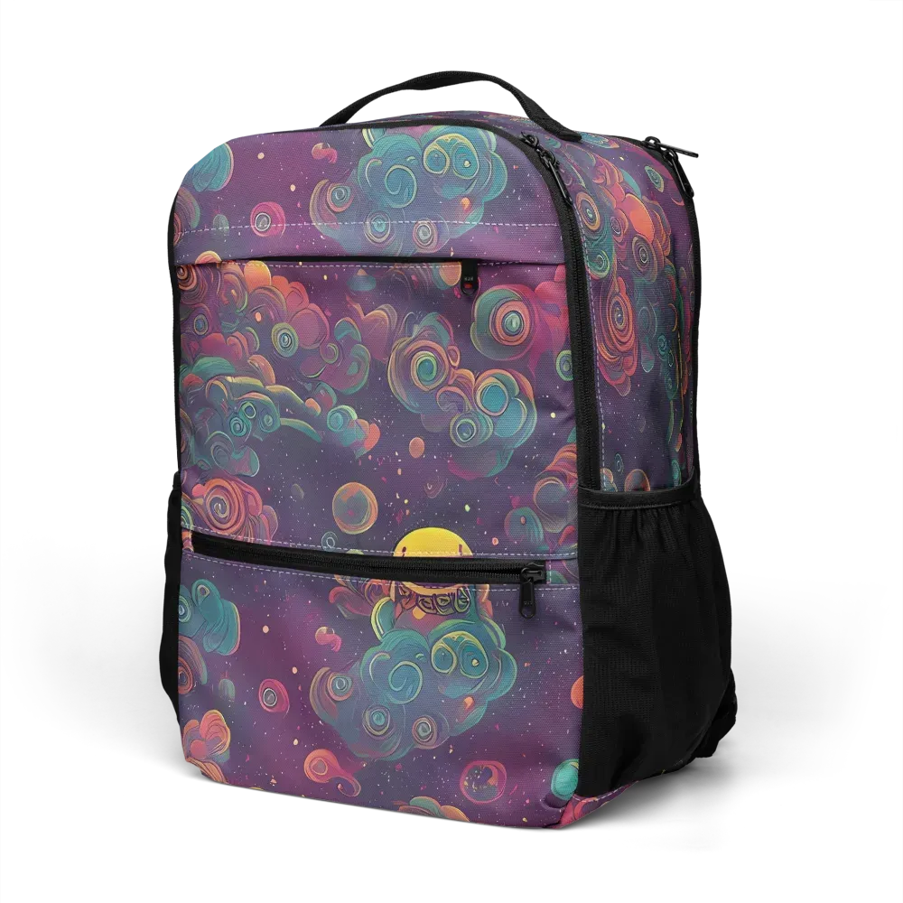 Nebula Dreamscape on Utility Backpack — Left Front