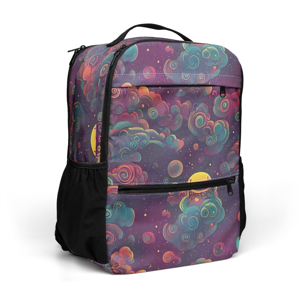 Nebula Dreamscape on Utility Backpack — Right Front