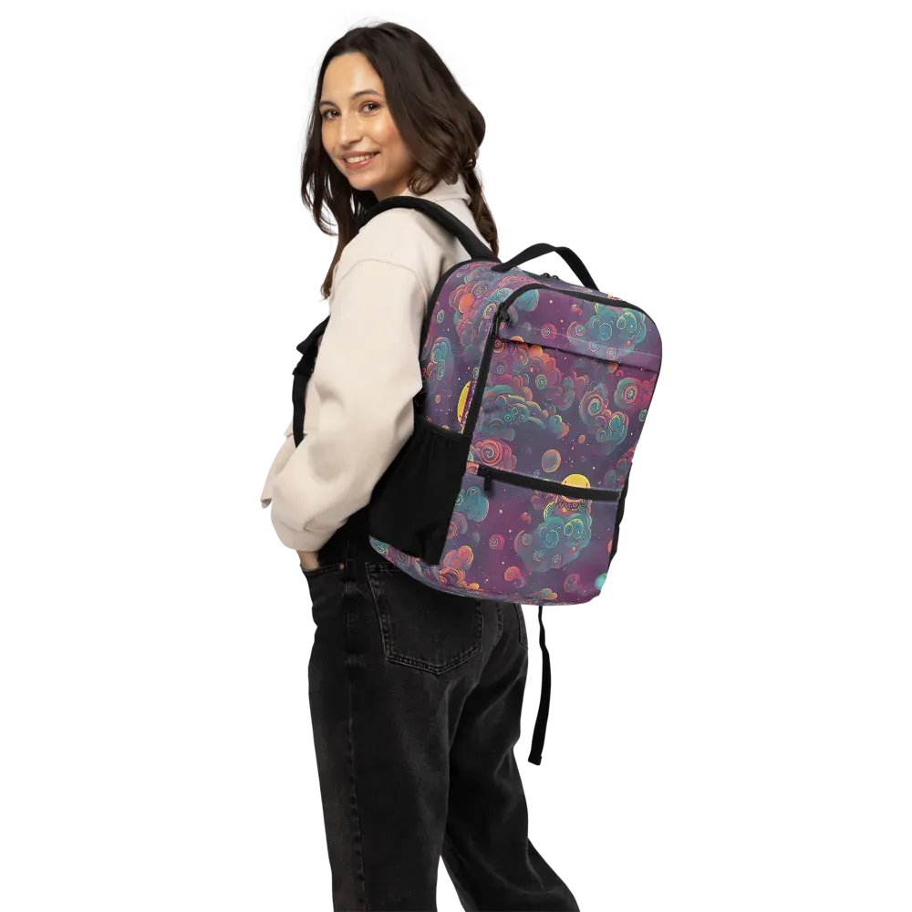 Nebula Dreamscape on Utility Backpack — Back