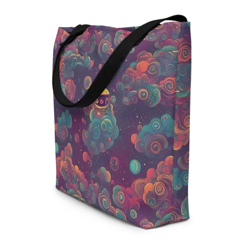 Nebula Dreamscape on a Large Tote Bag W/ Pocket