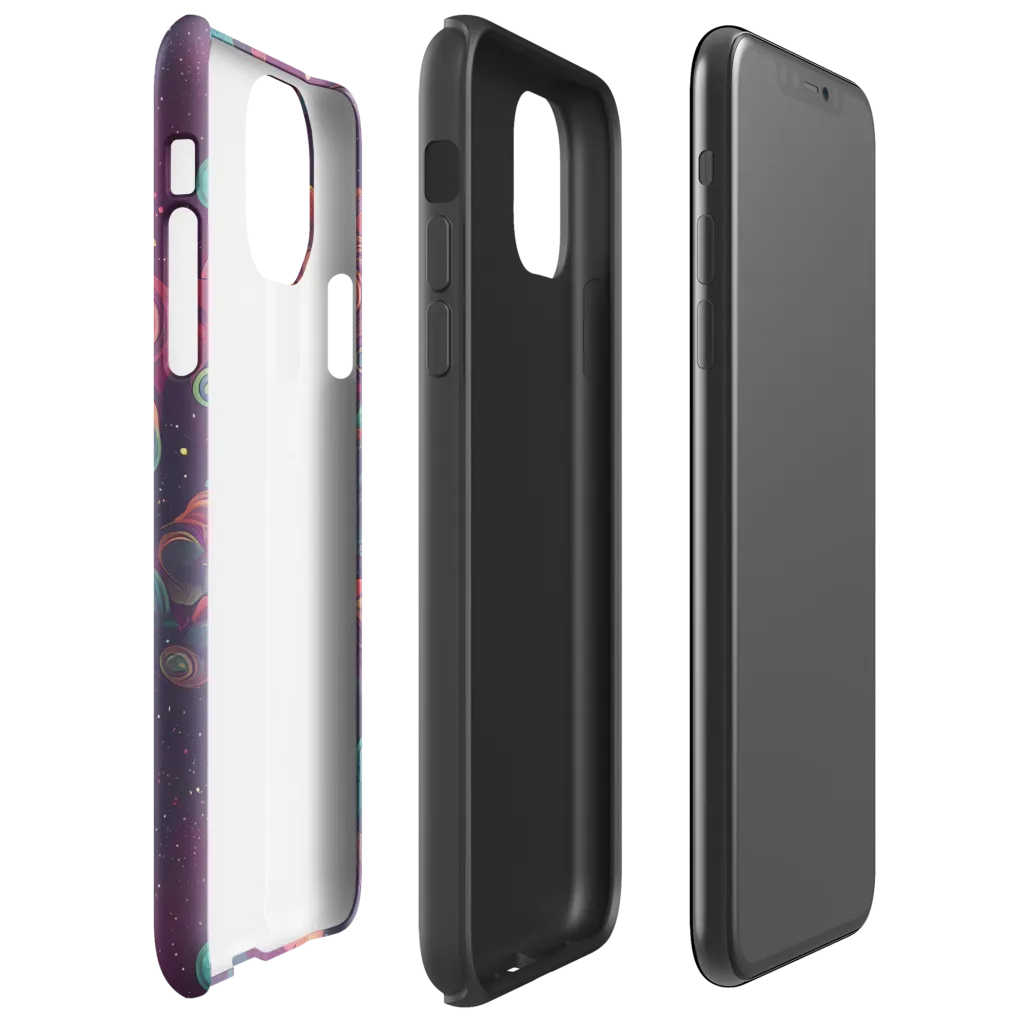 Nebula Dreamscape on Tough Case for iPhone® — Right