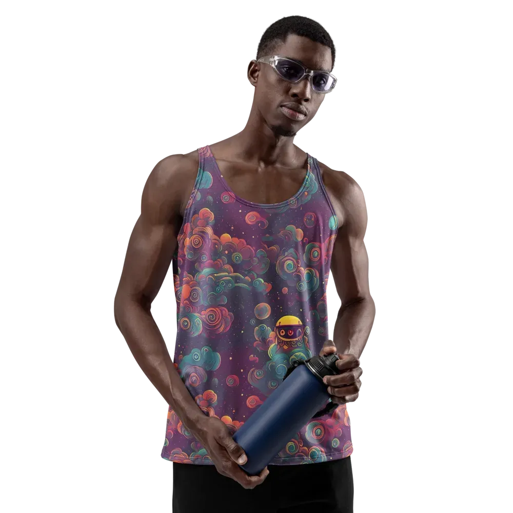 Nebula Dreamscape on Men's Tank Top — Front