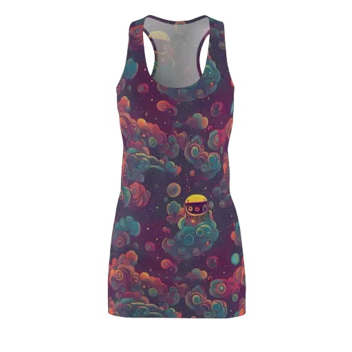 Nebula Dreamscape on a Racerback Dress
