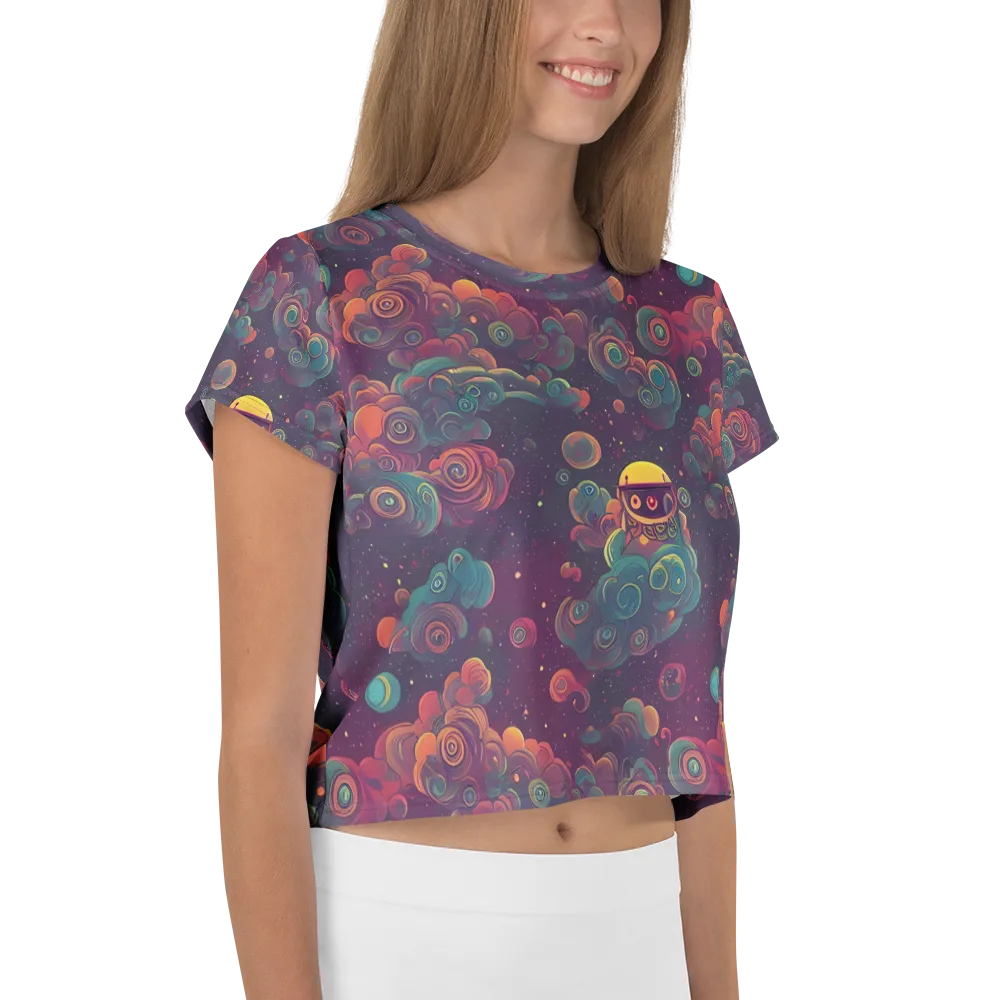 Nebula Dreamscape on Crop Tee — Right