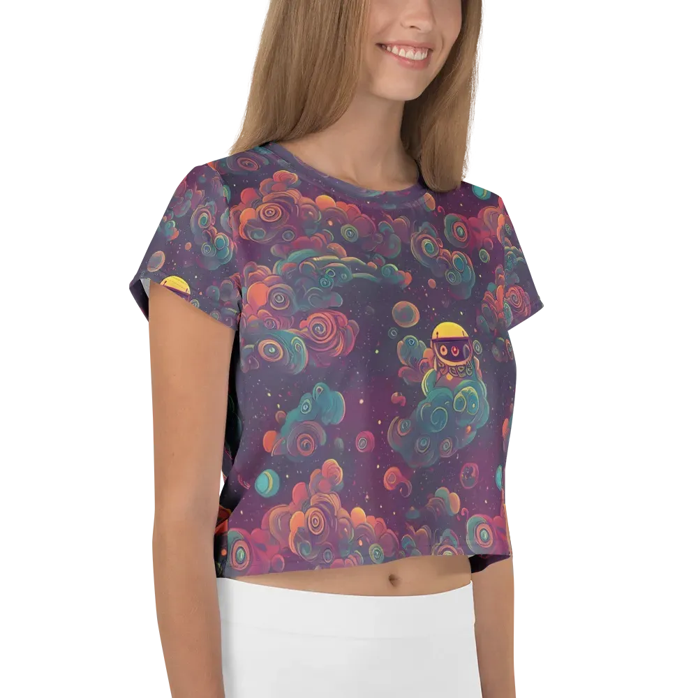 Nebula Dreamscape on Crop Tee — Right