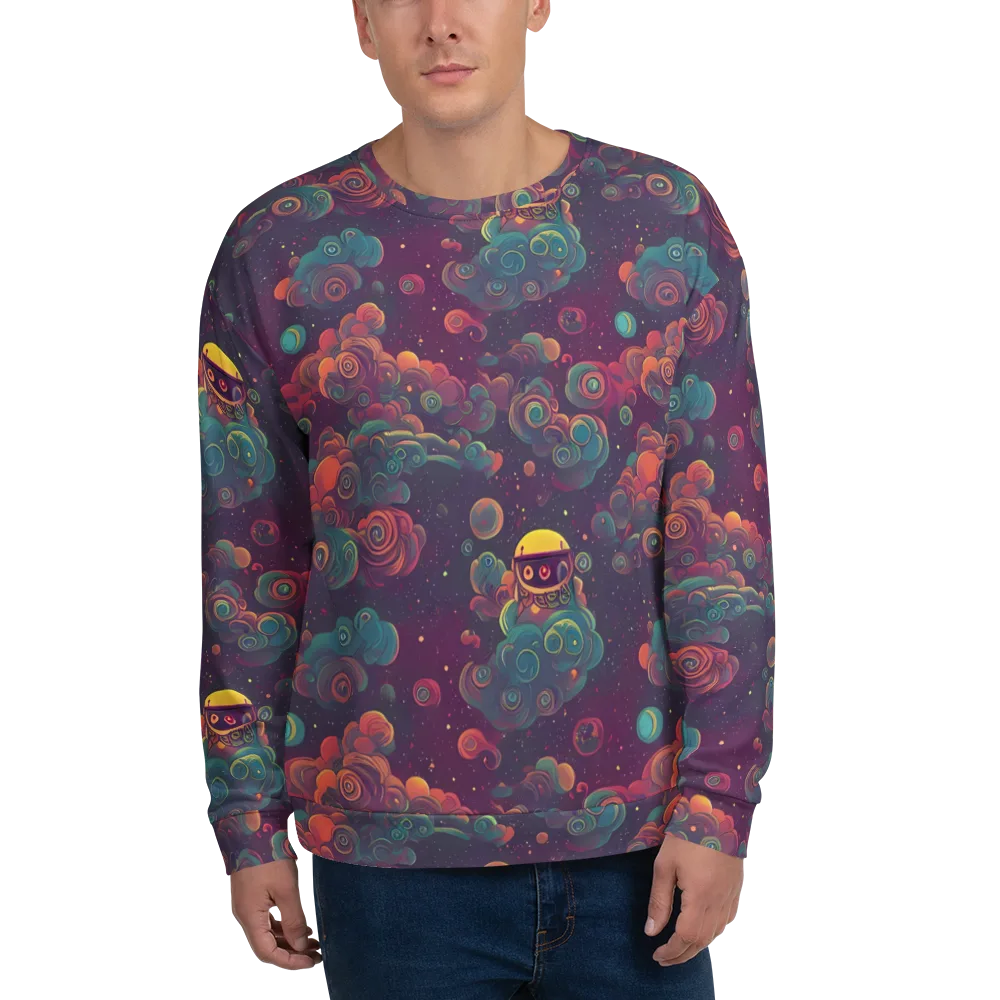 Nebula Dreamscape on Sweatshirt — Front