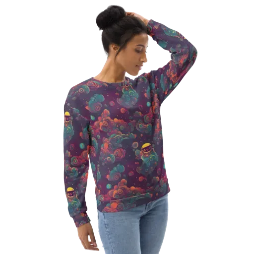Nebula Dreamscape on a Sweatshirt