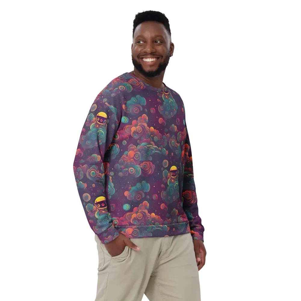 Nebula Dreamscape on Sweatshirt — Front