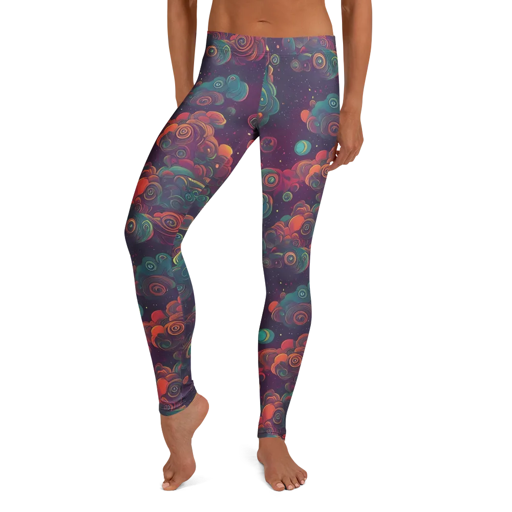 Nebula Dreamscape on Leggings — Front