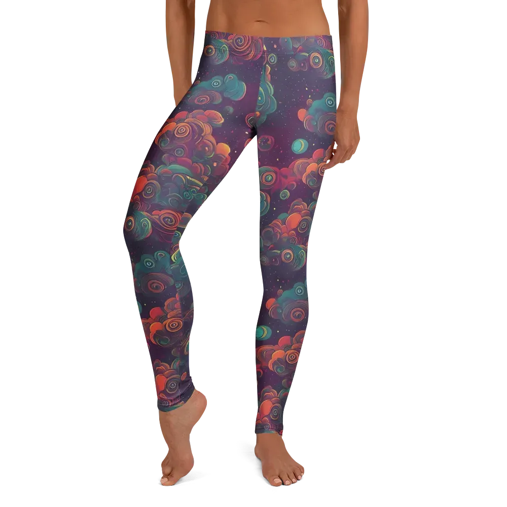 Nebula Dreamscape on Leggings — Front