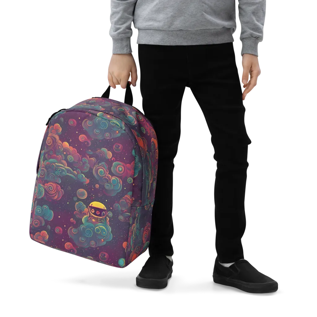 Nebula Dreamscape on Minimalist Backpack — Zoomed-in